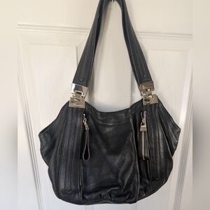 BMackowsky Hobo Bag In Black Leather